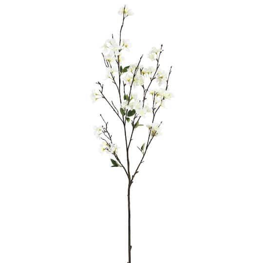 FD170501-3 40 in. Artificial White Cherry Blossom Spray, 3 per Pack